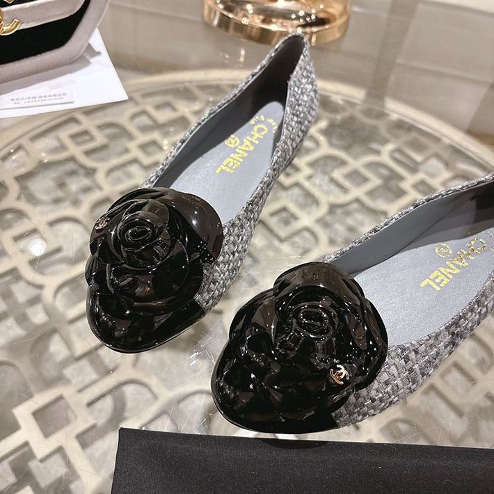 最高級シャネルスーパーコピー CHANEL 45mm 大人気バレリーナ フラットシューズ グレー 2628389 シャネル バレエシューズ 値下げ - 画像 (6)