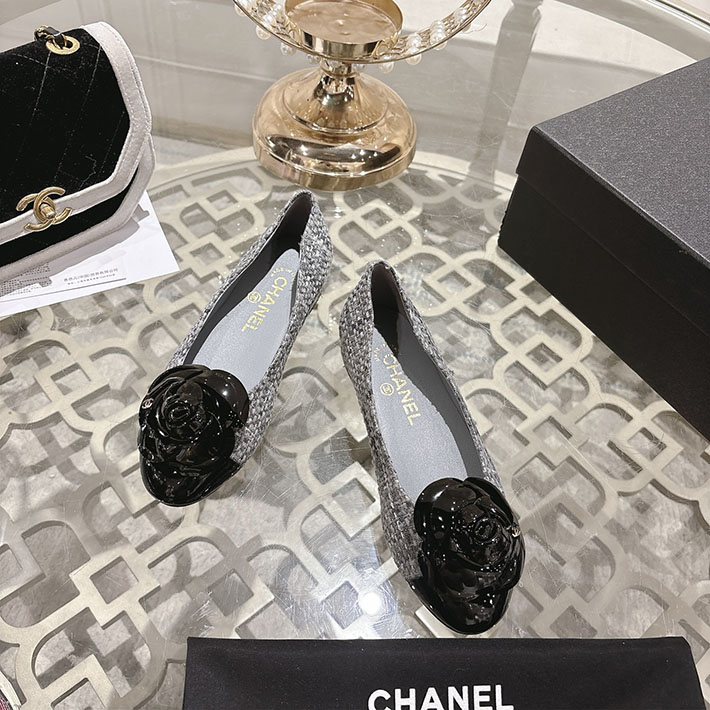 最高級シャネルスーパーコピー CHANEL 45mm 大人気バレリーナ フラットシューズ グレー 2628389 シャネル バレエシューズ 値下げ - 画像 (3)