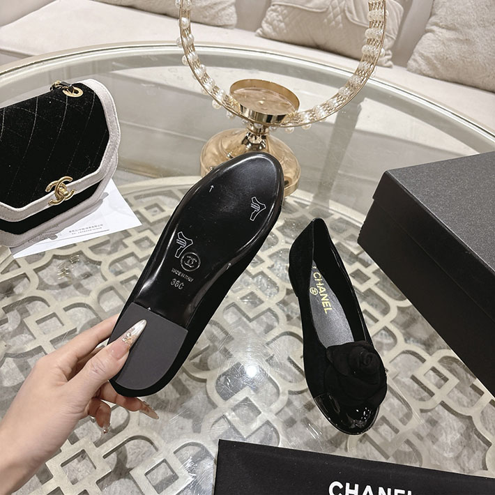 最高級シャネルスーパーコピー CHANEL 45mm 大人気バレリーナ フラットシューズ ブラック 2628391 シャネル パンプス バレリーナ - 画像 (9)
