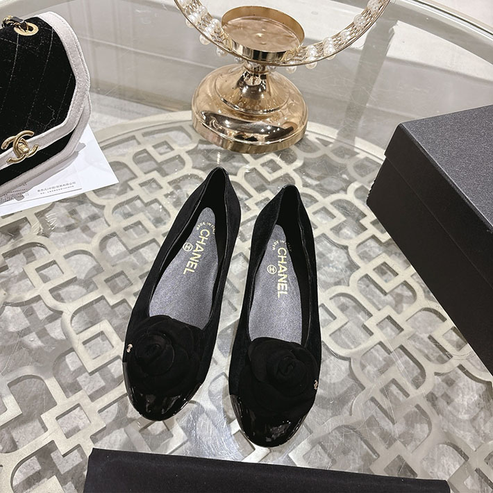 最高級シャネルスーパーコピー CHANEL 45mm 大人気バレリーナ フラットシューズ ブラック 2628391 シャネル パンプス バレリーナ - 画像 (4)