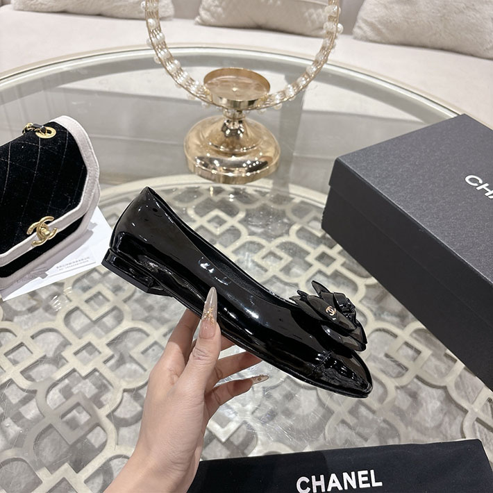 最高級シャネルスーパーコピー CHANEL 45mm 大人気バレリーナ フラットシューズ ブラック 2628393 シャネル パンプス 黒 - 画像 (8)