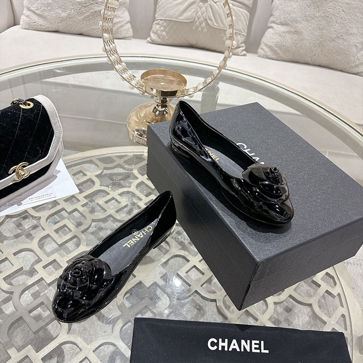 最高級シャネルスーパーコピー CHANEL 45mm 大人気バレリーナ フラットシューズ ブラック 2628393 シャネル パンプス 黒 - 画像 (7)