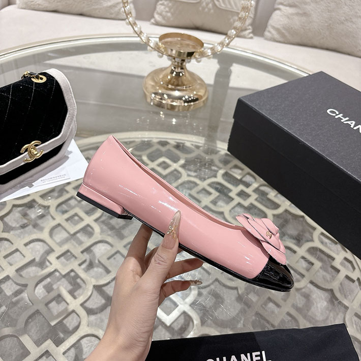 最高級シャネルスーパーコピー CHANEL 45mm 大人気バレリーナ フラットシューズ ピンク 2628395 シャネル バレエ シューズ ピンク - 画像 (9)