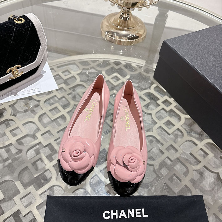 最高級シャネルスーパーコピー CHANEL 45mm 大人気バレリーナ フラットシューズ ピンク 2628395 シャネル バレエ シューズ ピンク - 画像 (4)