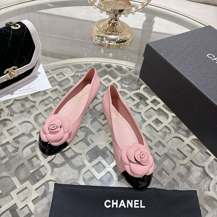 最高級シャネルスーパーコピー CHANEL 45mm 大人気バレリーナ フラットシューズ ピンク 2628395 シャネル バレエ シューズ ピンク - 画像 (3)