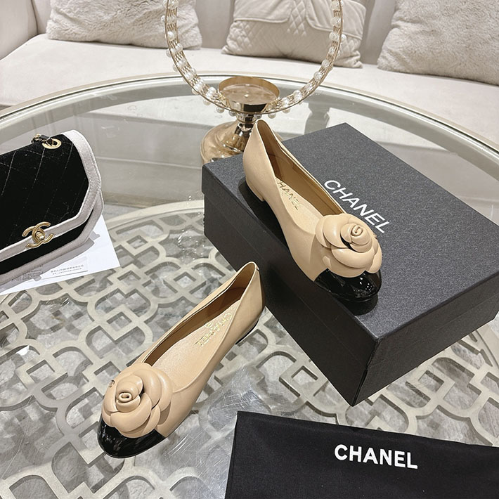 最高級シャネルスーパーコピー CHANEL 45mm 大人気バレリーナ フラットシューズ ベージュ 2628399 シャネル パンプス ベージュ - 画像 (8)