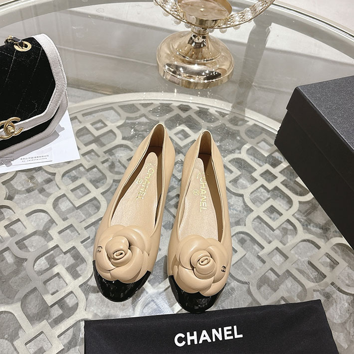 最高級シャネルスーパーコピー CHANEL 45mm 大人気バレリーナ フラットシューズ ベージュ 2628399 シャネル パンプス ベージュ - 画像 (4)