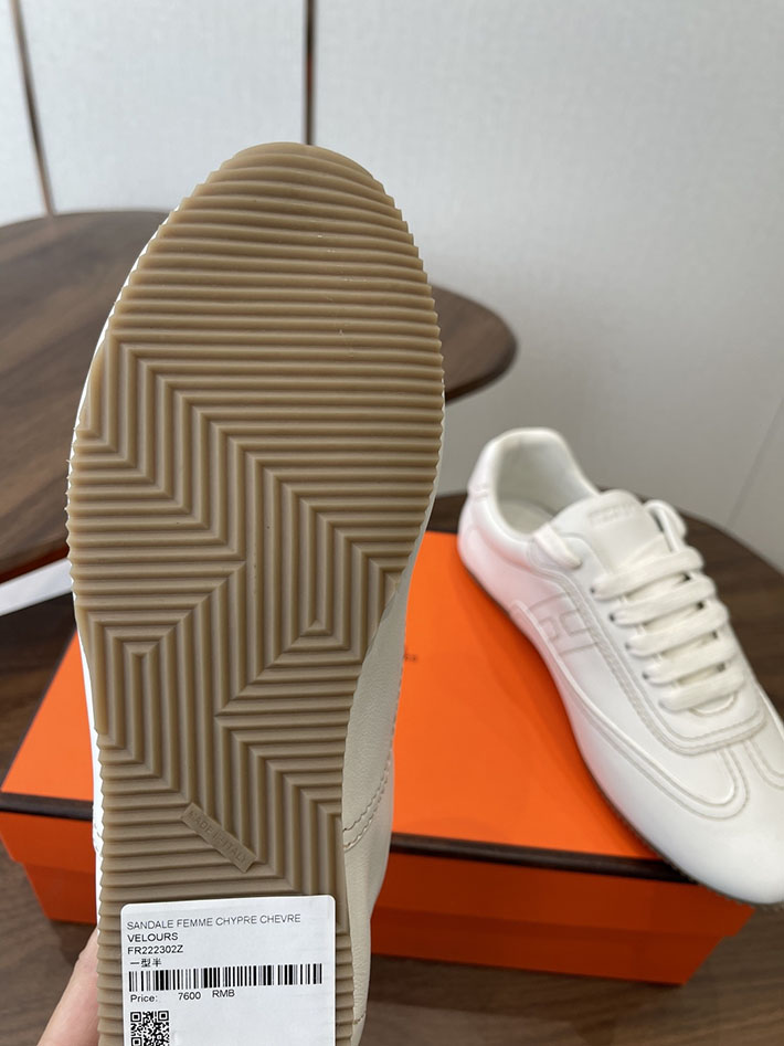メンズ・レディース兼用 エルメス HERMES Match sneaker スニーカー マッチ ホワイト 2628432 エルメス 靴 メンズ - 画像 (6)