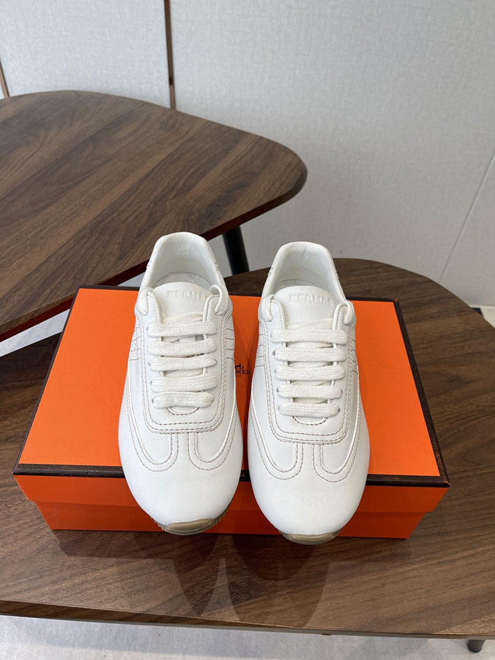 メンズ・レディース兼用 エルメス HERMES Match sneaker スニーカー マッチ ホワイト 2628432 エルメス 靴 メンズ - 画像 (5)
