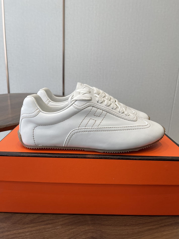 メンズ・レディース兼用 エルメス HERMES Match sneaker スニーカー マッチ ホワイト 2628432 エルメス 靴 メンズ - 画像 (4)
