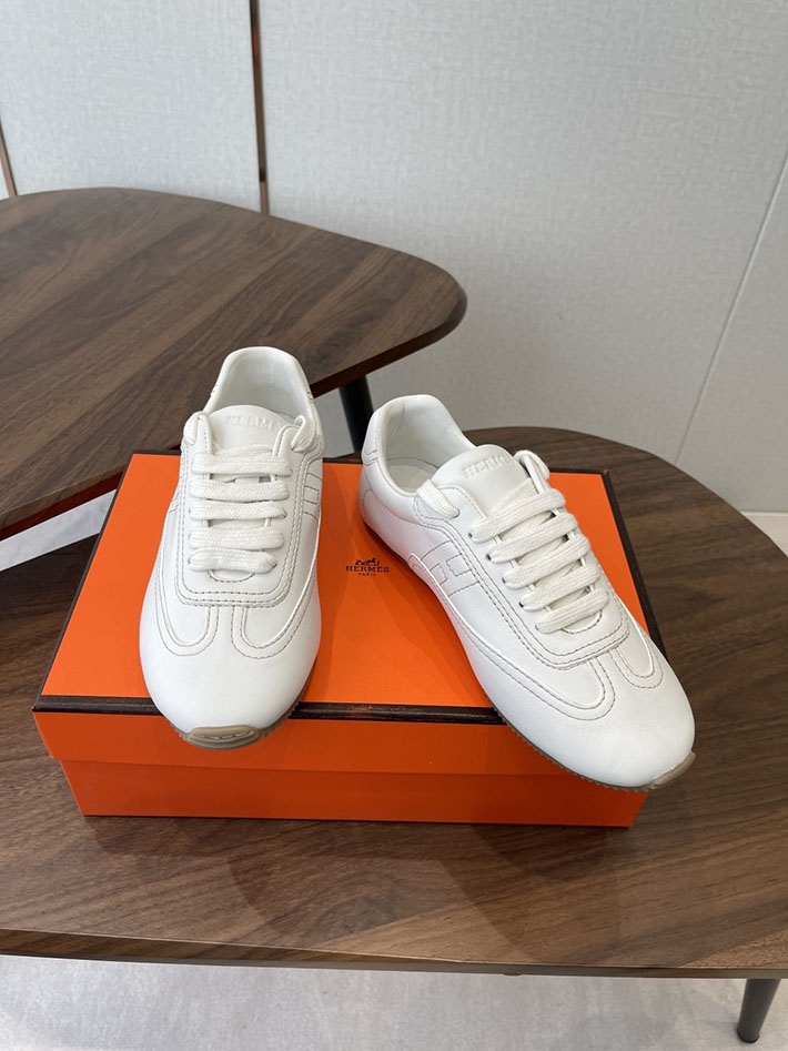 メンズ・レディース兼用 エルメス HERMES Match sneaker スニーカー マッチ ホワイト 2628432 エルメス 靴 メンズ - 画像 (3)