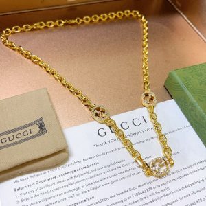 ゴールド グッチ ネックレス メンズ
