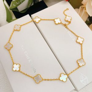 ヴァンクリーフ 白蝶貝 ネックレス
