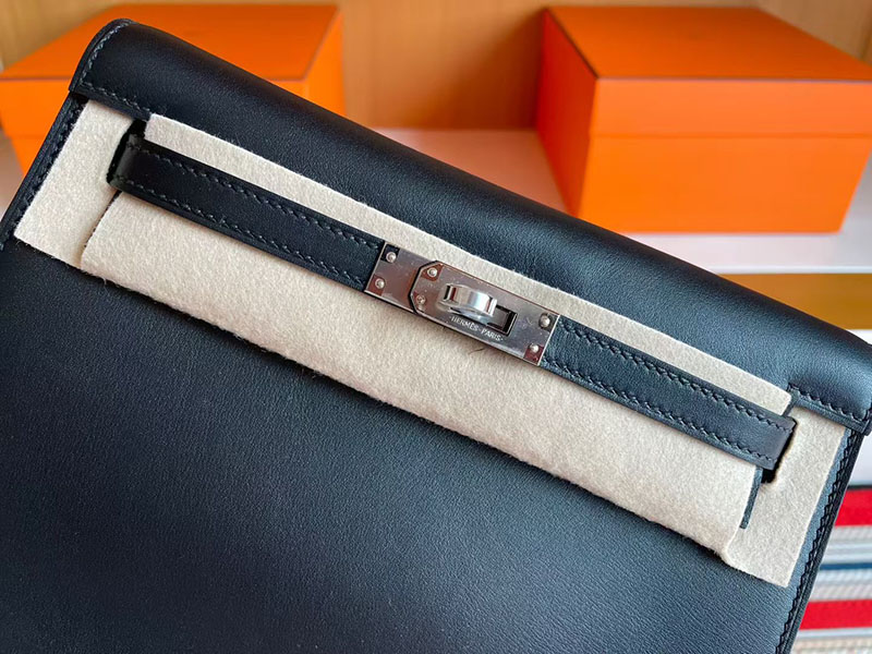 エルメス ケリーダンス HERMES ケリーダンス2 黒 ブラック スイフト シルバー金具 2627818 エルメス 新作バッグ - 画像 (6)