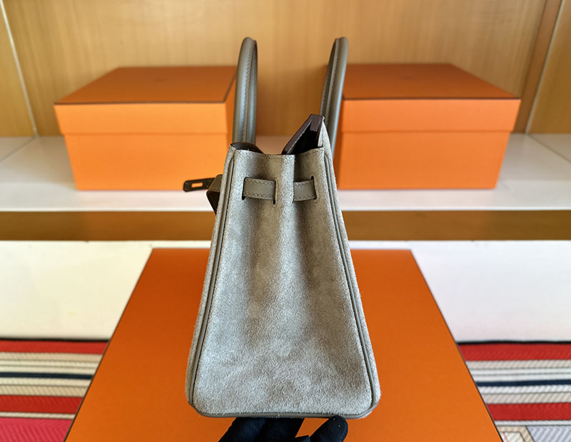 バーキン25 エトゥープ HERMES バーキン25 エトゥープ スイフト ヴォー・グリズリー シルバー金具 2627844 エルメス 新作バッグ - 画像 (3)