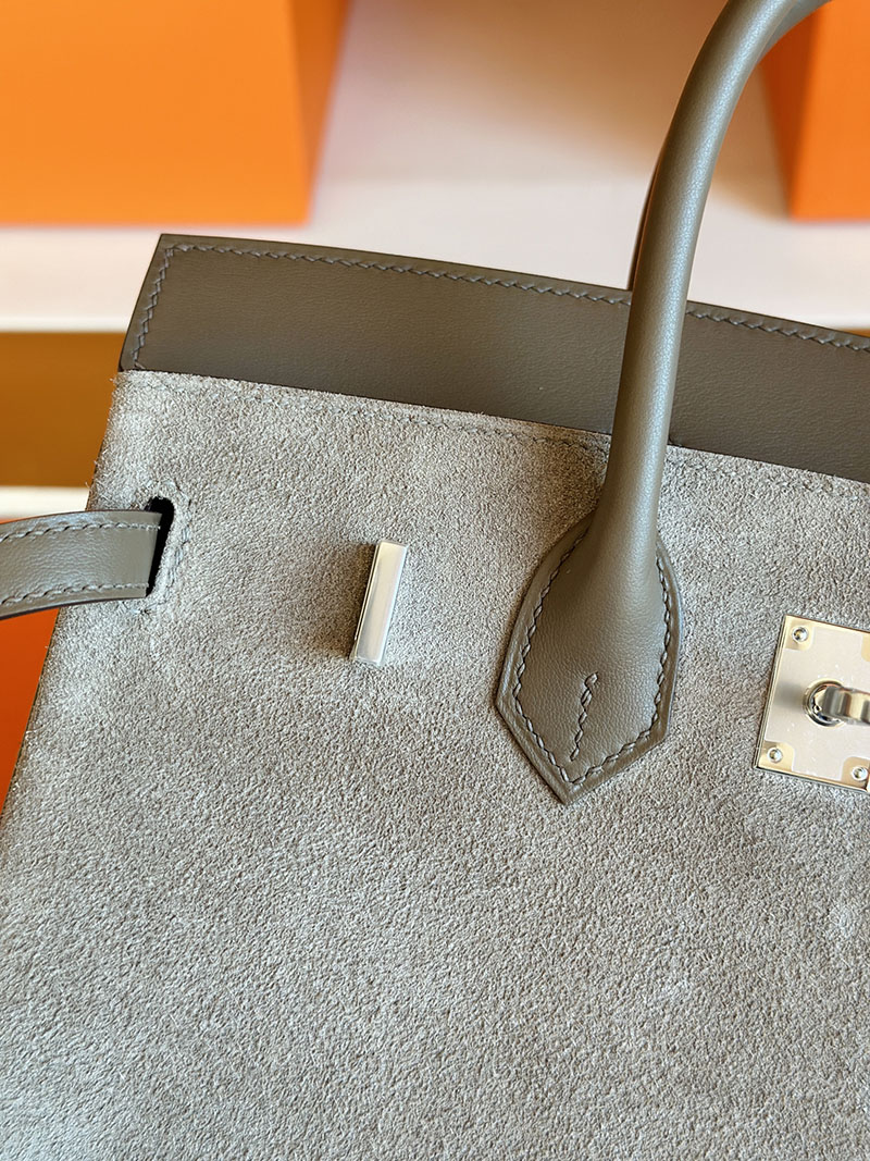 バーキン25 エトゥープ HERMES バーキン25 エトゥープ スイフト ヴォー・グリズリー シルバー金具 2627844 エルメス 新作バッグ - 画像 (2)