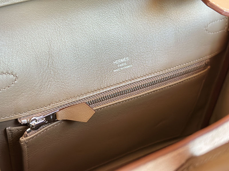 バーキン25 エトゥープ HERMES バーキン25 エトゥープ スイフト ヴォー・グリズリー シルバー金具 2627844 エルメス 新作バッグ - 画像 (12)