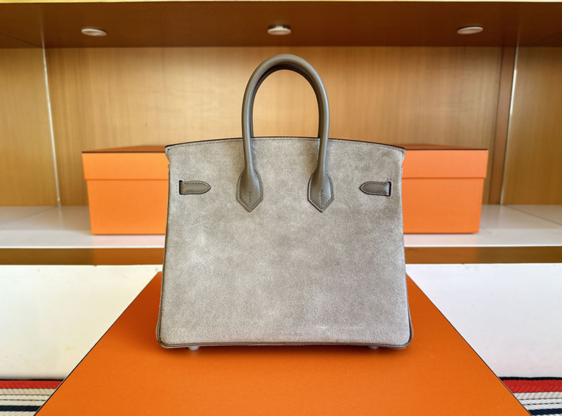 バーキン25 エトゥープ HERMES バーキン25 エトゥープ スイフト ヴォー・グリズリー シルバー金具 2627844 エルメス 新作バッグ - 画像 (8)