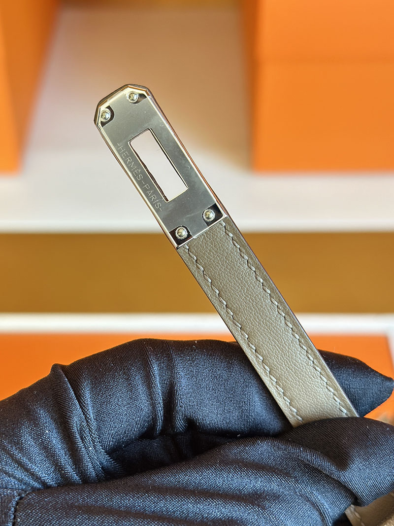バーキン25 エトゥープ HERMES バーキン25 エトゥープ スイフト ヴォー・グリズリー シルバー金具 2627844 エルメス 新作バッグ - 画像 (6)