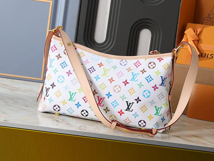 ルイヴィトン販売店舗 バッグ レディース LV × TM キャリーオール EW マルチカラー、ホワイト M27578 ルイヴィトン 村上隆 2026 - 画像 (8)