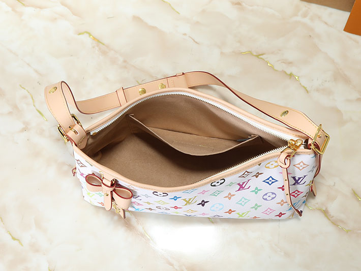 ルイヴィトン販売店舗 バッグ レディース LV × TM キャリーオール EW マルチカラー、ホワイト M27578 ルイヴィトン 村上隆 2026 - 画像 (2)