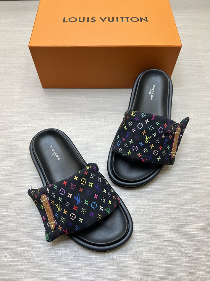 メンズ・レディース兼用 ルイヴィトン サンダル Louis Vuitton x TM プールピロー ミュール 2629012 ヴィトン ミュール レディース - 画像 (2)