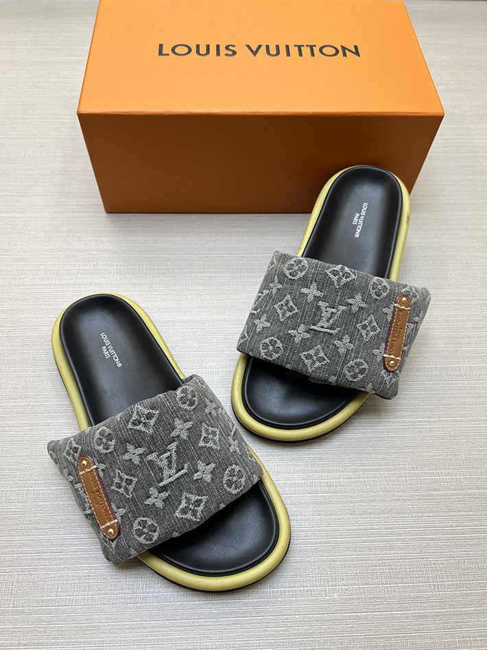 メンズ・レディース兼用 ルイヴィトン サンダル Louis Vuitton x TM プールピロー ミュール 2629016 ヴィトン 靴 レディース - 画像 (2)
