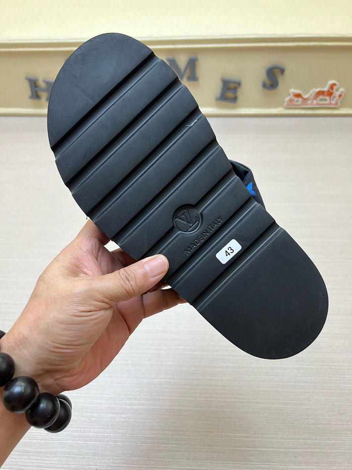 メンズ・レディース兼用 ルイヴィトン LV ボンディア サンダル デニム プールピロー ミュール 2629040 ミュール 人気ブランド - 画像 (4)