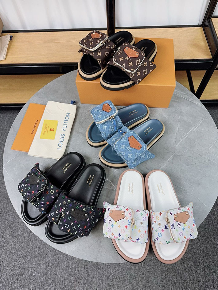 メンズ・レディース兼用 ルイヴィトン Louis Vuitton × 村上隆 サンダル LVリミックス 2629045 ルイヴィトン サンダル 白 - 画像 (8)