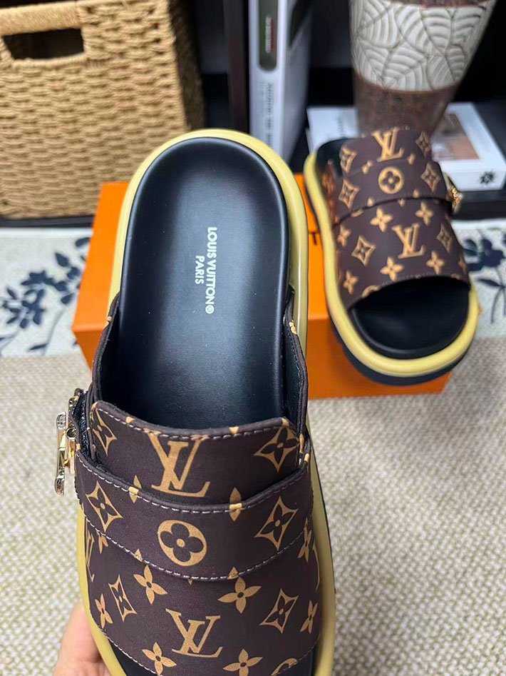 ンズ・レディース兼用 ルイヴィトン LV イージー ミュール サンダル ウォーターフロント 2629059 メンズサンダル 人気ブランド - 画像 (7)