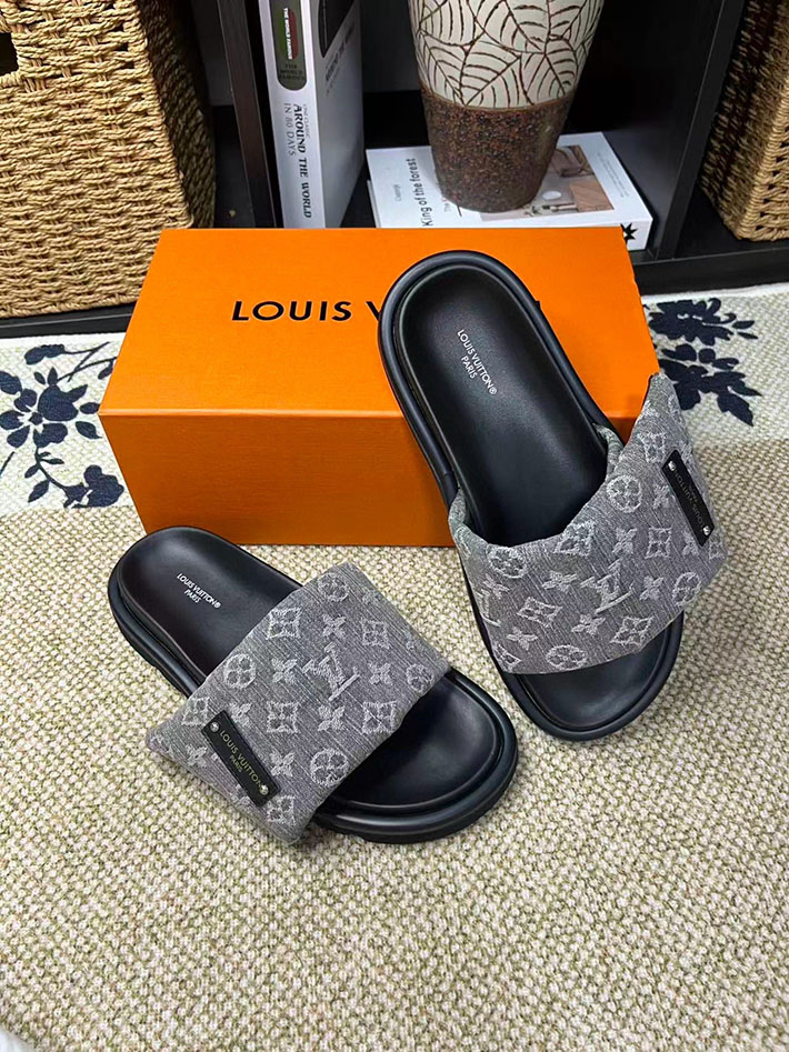 メンズ・レディース兼用 ルイヴィトン LV プールピローライン フラット コンフォート ミュール フラットサンダル 2629064 サンダル レディース おしゃれ ブランド - 画像 (2)