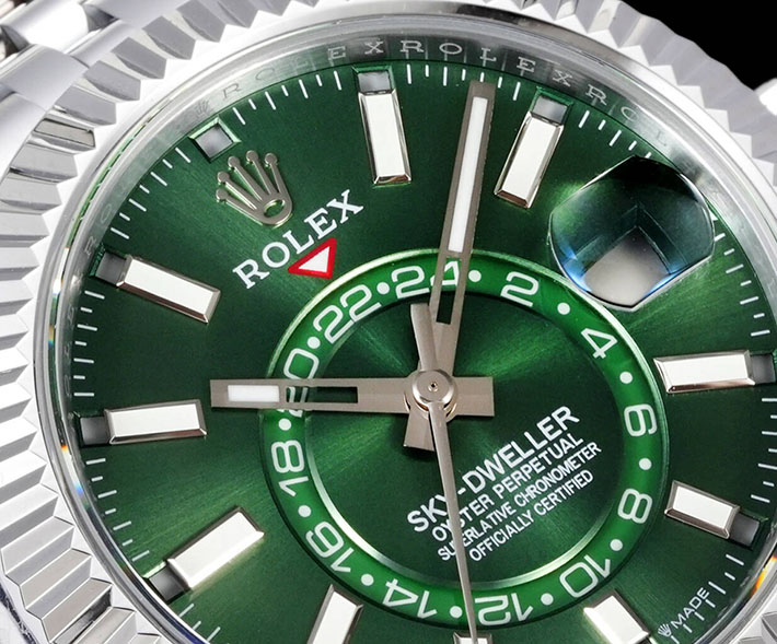 最高級ロレックススーパーコピー ROLEX Sky Dweller スカイドゥエラー ミントグリーン 2630143 ロレックス スカイドゥエラー ホワイトゴールド - 画像 (9)