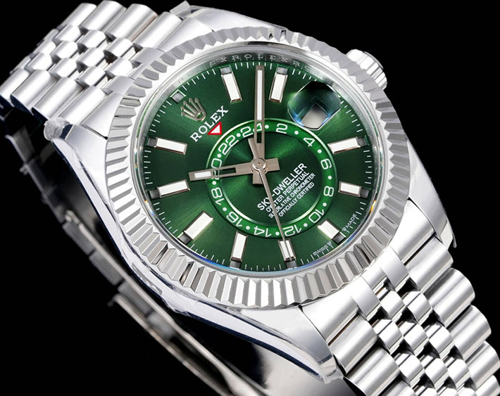最高級ロレックススーパーコピー ROLEX Sky Dweller スカイドゥエラー ミントグリーン 2630143 ロレックス スカイドゥエラー ホワイトゴールド - 画像 (2)
