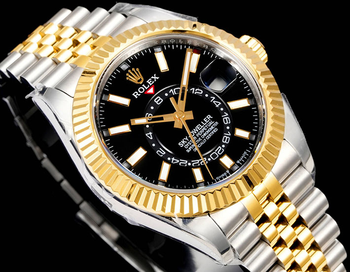 最高級ロレックススーパーコピー ROLEX スカイドゥエラー ステンレス イエローゴールド ブライトブラック 2630159 メンズ ロレックス 値段 - 画像 (2)