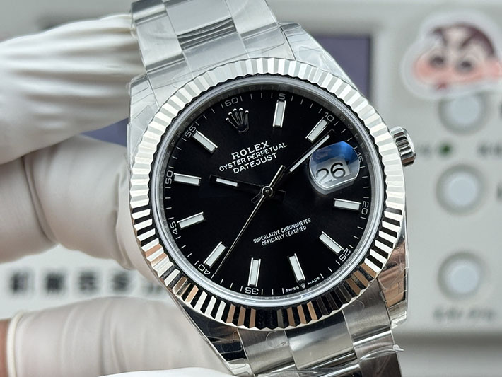 最高級ロレックススーパーコピー ROLEX デイトジャスト41 ステンレス ホワイトゴールド ブラック 2630178 デイトジャスト41 人気ランキング - 画像 (6)