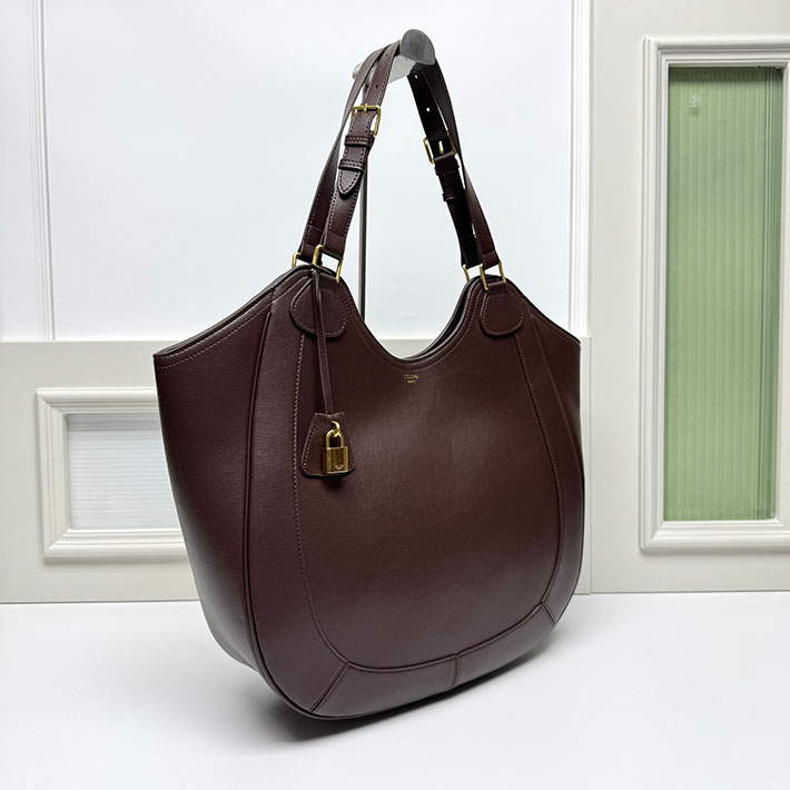 セリーヌ バッグ 人気 ランキング CELINE 25新作 MEO ショルダーバッグ サプルカーフスキン チェスナット 2630263 セリーヌ バッグ アウトレット - 画像 (6)