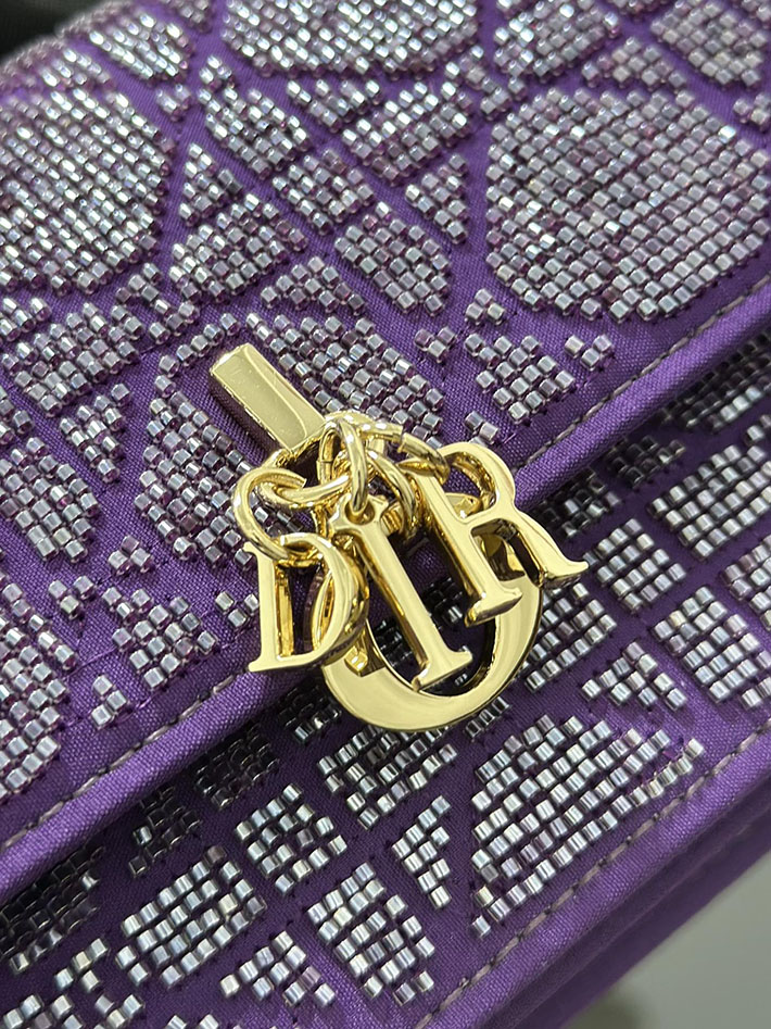 ディオール バッグ 人気 Dior ミスディオールミニ・カナージュ エンブロイダリー ライラック S0980OIBE_M401 ディオール バッグ アウトレット - 画像 (5)