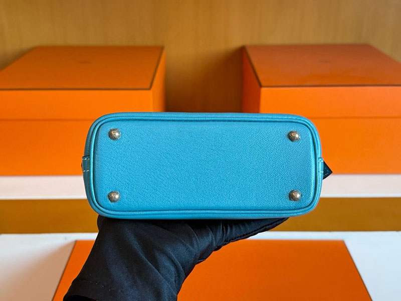 エルメス ハンドバッグ ボリード HERMES ボリード1923 ミニ ブルーフリーダ シェブルミゾル シルバー金具 2630356 エルメス ボリード ミニ - 画像 (5)