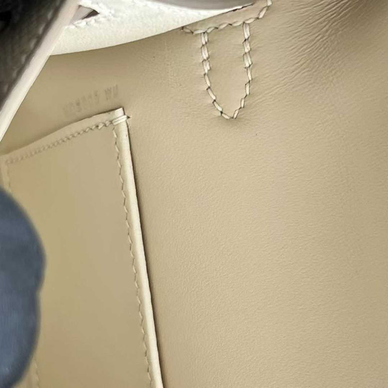 エルメス ミニケリー ピンク HERMES ケリーミニ2 外縫い クレ/モーヴペール ヴォーエプソン ゴールド金具 26210447 エルメス 新作バッグ - 画像 (3)