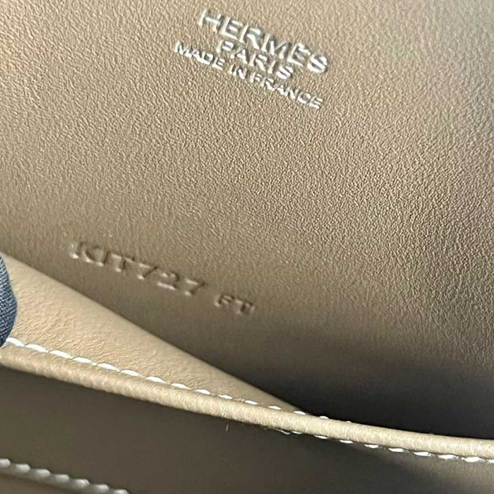 ボリード1923 ミニ HERMES ボリード1923 ミニ エトゥープ ヴォーエプソン シルバー金具 26210462 エルメス 新作バッグ - 画像 (3)