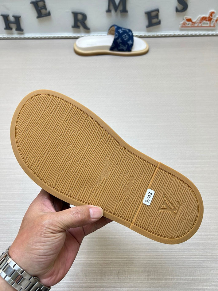 メンズ・レディース兼用 ルイヴィトン LV マイアミ ミュール サンダル ウォーターフロント ライン 2629641 ルイヴィトン サンダル デニム - 画像 (2)