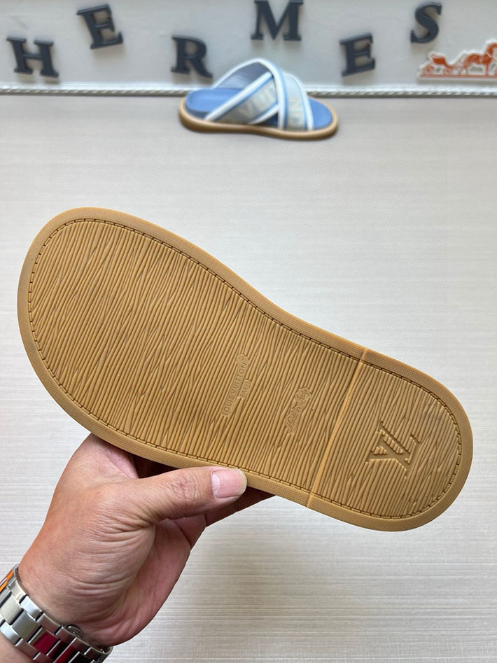 メンズ・レディース兼用 ルイヴィトン LV ブリス・ライン ミュール シューズ 靴 スライドサンダル 2629671 ルイヴィトン サンダル メンズ - 画像 (3)