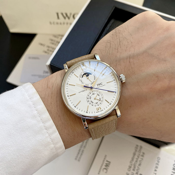最高級IWCスーパーコピー IWC時計コピー ポートフィノ ハンドワインド ムーンフェイズ 41mm 2629713 高級時計 ランキング メンズ - 画像 (5)