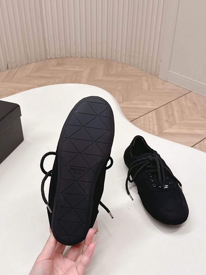 最高級プラダスーパーコピー PRADA Collapse canvas sneakers with buckled strap 2629772 プラダ 靴 レディース アウトレット - 画像 (7)