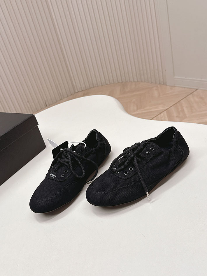 最高級プラダスーパーコピー PRADA Collapse canvas sneakers with buckled strap 2629772 プラダ 靴 レディース アウトレット - 画像 (5)