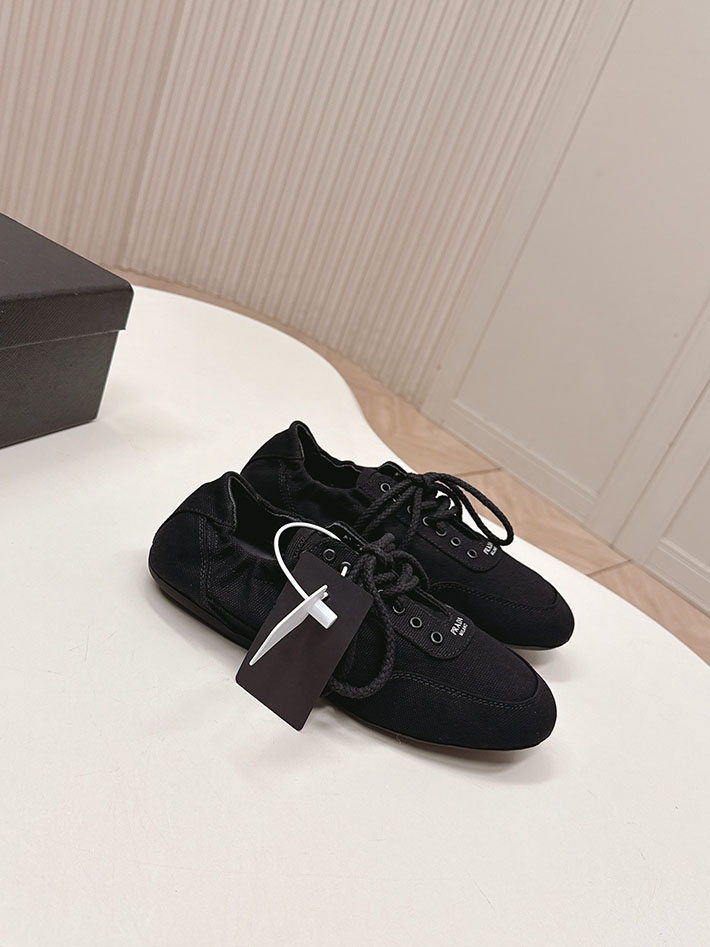 最高級プラダスーパーコピー PRADA Collapse canvas sneakers with buckled strap 2629772 プラダ 靴 レディース アウトレット - 画像 (4)