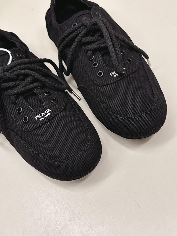 最高級プラダスーパーコピー PRADA Collapse canvas sneakers with buckled strap 2629772 プラダ 靴 レディース アウトレット - 画像 (2)