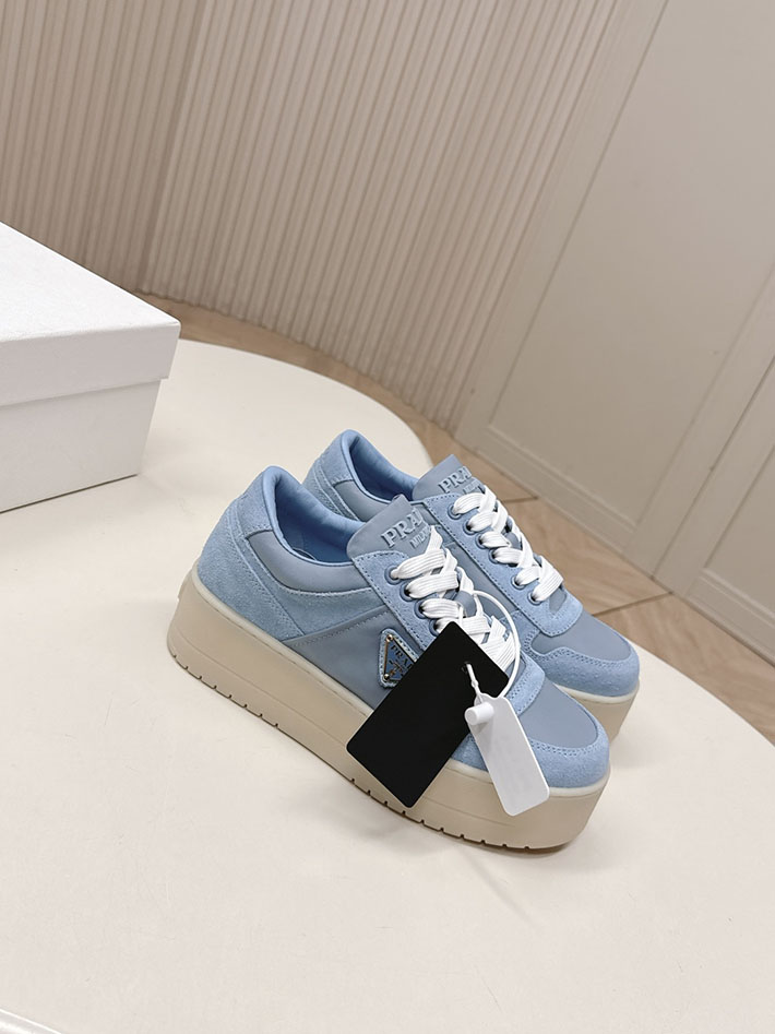 最高級プラダスーパーコピー PRADA ダウンタウン ボールド ナッパレザーxスエード スニーカー 2629782 プラダ スニーカー レディース 厚底 - 画像 (8)