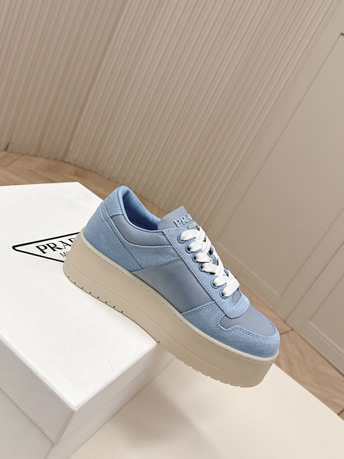 最高級プラダスーパーコピー PRADA ダウンタウン ボールド ナッパレザーxスエード スニーカー 2629782 プラダ スニーカー レディース 厚底 - 画像 (7)
