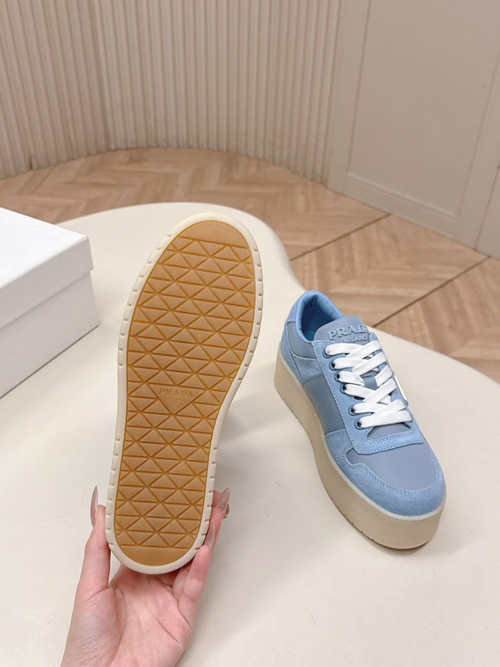 最高級プラダスーパーコピー PRADA ダウンタウン ボールド ナッパレザーxスエード スニーカー 2629782 プラダ スニーカー レディース 厚底 - 画像 (5)